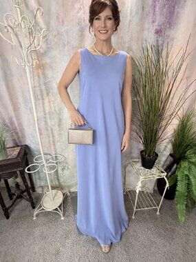 VTG 📌Chelsea Nites Elegant & Timeless Formal -Mother Bride/ Groom Chiffon Dress